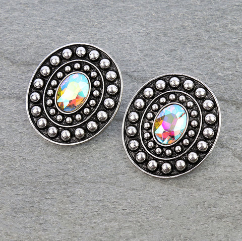 Bubble Bling Stud Earring