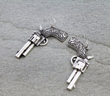 Western Gun Earring