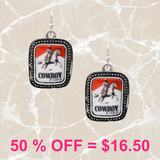 Western Cowboy Killer Geometric Earring