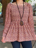Leopard on or off the shoulder top