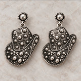 Western Hat Stud Earring