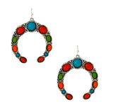 Squash Blossom Western Earring