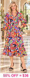 Colorful Printed Dress