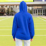 Royal Blue quilted hoodie