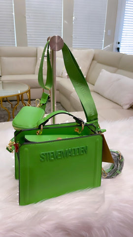 SM Green box satchel