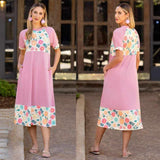 Pink Spring Maxi dress