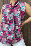 Paisley patchwork Sleeveless top
