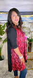 Pink Snake Vest with Black Back