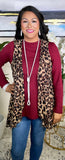 Leopard Sheer Vest