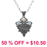 Boot Stitch Pendant Western Necklace
