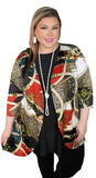Belt & Chain print Cardigan