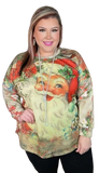 Small : Vintage Santa long sleeve top