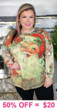 Small : Vintage Santa long sleeve top