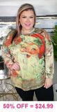 Small : Vintage Santa long sleeve top