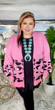 2X/3X : Pink Sweater cardigan