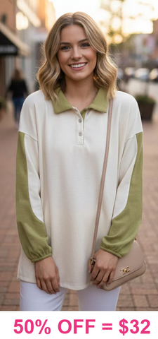 Beige & Sage sweatshirt