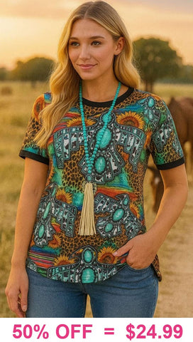 L, XL, 2X, 3X Thunderbird Graphic Short Sleeve Top