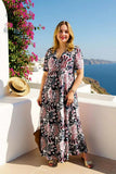 NEW FALL ARRIVAL Black, Grey Printed Dress