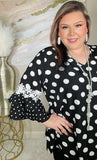Black & White Polka dot blouse