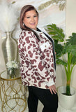 Brown & Cream Leopard Shacket