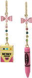 Crayon dangle Betsy J. earrings