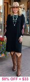 Black dress tribal embroidery sleeves