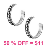 Western CCB Open Hoop Earring