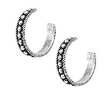 Western CCB Open Hoop Earring