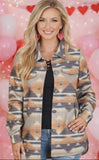 L, 2X,3X : Tan tribal coat