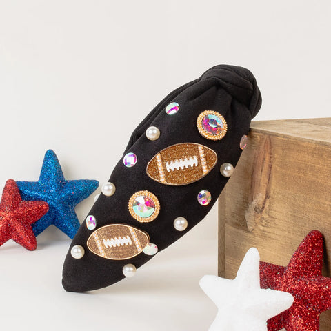 Football headband - black