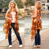 Orange Halloween vest