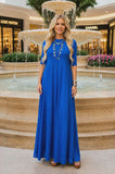 PRE-ORDER : Blue Mesh Dress with lining