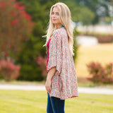 Geo printed cardigan - One Size