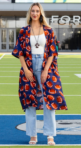 Football Duster - Blue