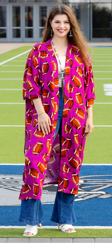 Football Duster - Pink