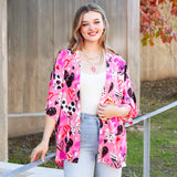 Pink Hearts Valentine's cardigan