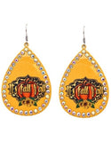 It's FALL yall yellow earrings