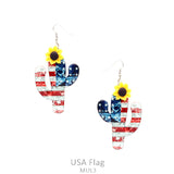 USA Cactus earrings