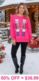 HOT SELLER SEQUIN Nutcracker Pink long sleeve