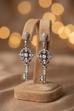 Western Rhinestone Key Post Earring