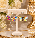 Bling Dragonfly earrings