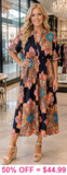 NEW Boho Printed Dress
