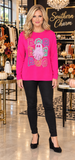 * BOO Pink Halloween long sleeve top