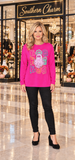 * BOO Pink Halloween long sleeve top