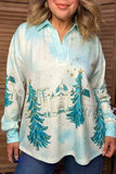 Baby Blue Christmas sweat shirt
