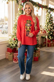 Nutcracker Red long sleeve top