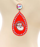 3 left Don't Stop Believing  Christmas earrings