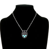 Western Oval pendant necklace