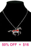 Cowboy Horse pendant necklace