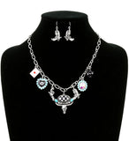 Western, Casino, charm necklace set
